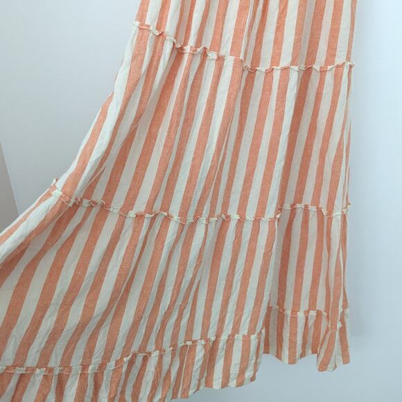 Show Me Your Mumu Dress Women's Size Medium Linds Puff Sleeve Midi Dreamsicle - Picture 4 of 6